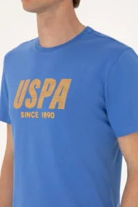 US Polo Assn. Men Regular Fit Crew Neck Indigo T-Shirt - Image 7