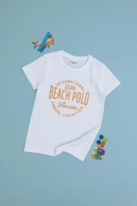 US Polo Assn. Boys' White Crew Neck T-Shirt