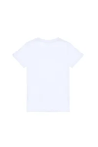 US Polo Assn. Boys' White Crew Neck T-Shirt - Image 3