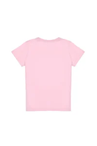 US Polo Assn. Boys' Light Pink Crew Neck T-Shirt - Image 2