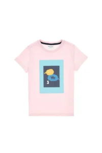 US Polo Assn. Boys' Light Pink Crew Neck T-Shirt