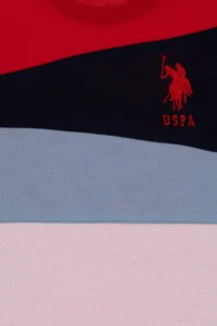 US Polo Assn. Boys' Red Crew Neck T-Shirt - Image 3