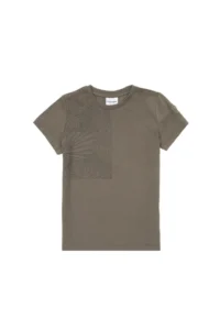 US Polo Assn. Boys' Khaki Crew Neck T-Shirt