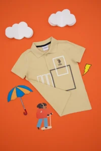 US Polo Assn. Boys' Light Khaki T-Shirt
