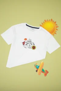 US Polo Assn. Boys' White comfort Crew Neck T-Shirt
