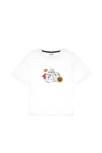 US Polo Assn. Boys' White comfort Crew Neck T-Shirt - Image 2