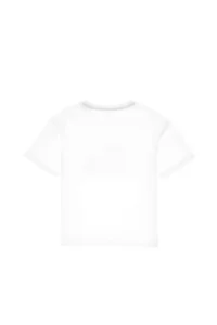 US Polo Assn. Boys' White comfort Crew Neck T-Shirt - Image 3