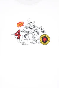US Polo Assn. Boys' White comfort Crew Neck T-Shirt - Image 4