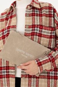 Pierre Cardin Camel Crossbody Bag - Image 2