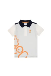 US Polo Assn. Boys' Orange T-Shirt - Image 2