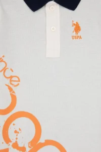 US Polo Assn. Boys' Orange T-Shirt - Image 4