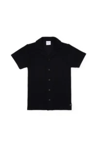 US Polo Assn. Boys' Black Knitting Shirt