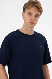 US Polo Assn. Men comfort Fit Crew Neck Navy Blue T-Shirt - Image 2