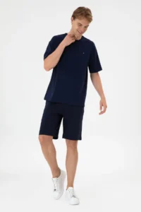 US Polo Assn. Men comfort Fit Crew Neck Navy Blue T-Shirt - Image 4