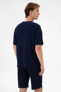 US Polo Assn. Men comfort Fit Crew Neck Navy Blue T-Shirt - Image 5