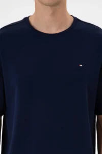 US Polo Assn. Men comfort Fit Crew Neck Navy Blue T-Shirt - Image 6