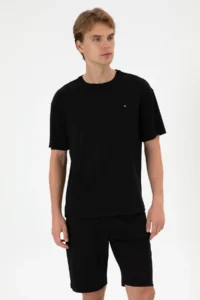 US Polo Assn. Men comfort Fit Crew Neck Black T-Shirt - Image 3