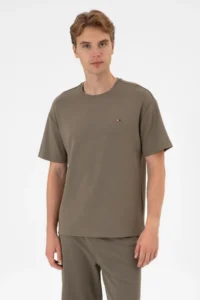 US Polo Assn. Men comfort Fit Crew Neck Mink T-Shirt - Image 3