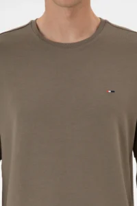 US Polo Assn. Men comfort Fit Crew Neck Mink T-Shirt - Image 6