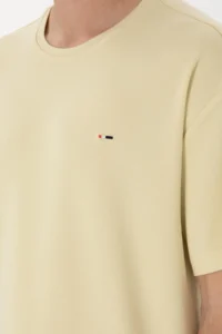 US Polo Assn. Men comfort Fit Crew Neck Light Khaki T-Shirt T-Shirt - Image 7