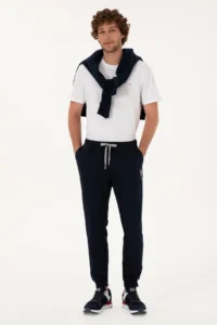 US Polo Assn. Men Navy Blue Sweatpants