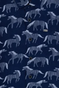 US Polo Assn. Boys' Navy Blue Short Sleeve Shirt - Image 3