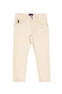 US Polo Assn. Boys' Beige Jeans Pants - Image 6