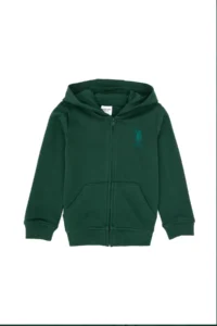 US Polo Assn. Boys' Dark Green Basic Hooded Sweatshirt - Image 3
