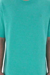 US Polo Assn. Men comfort Fit Crew Neck Mint Jacquard interlock T-Shirt - Image 6