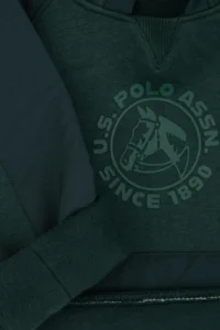 US Polo Assn. Boys' Dark Green Hooded Sweatshirt - Image 5