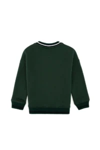 US Polo Assn. Boys' Dark Green Crew Neck Fleece Sweatshirt - Image 5
