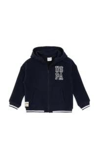 US Polo Assn. Boys' Navy Blue Hooded Sweatshirt