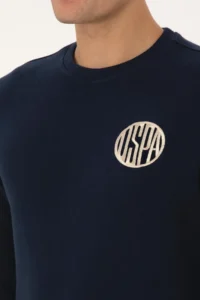 US Polo Assn. Men Regular Fit Crew Neck Navy Blue Sweatshirt - Image 7