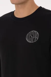US Polo Assn. Men Regular Fit Crew Neck Black Sweatshirt - Image 7