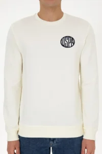 US Polo Assn. Men Regular Fit Crew Neck Cream Sweatshirt - Image 6