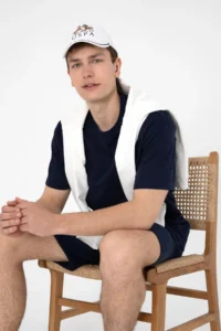 US Polo Assn. Men comfort Fit Crew Neck Navy Blue T-Shirt - Image 3