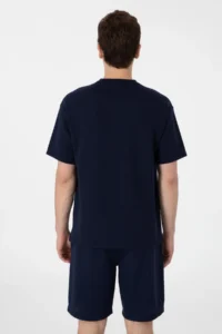 US Polo Assn. Men comfort Fit Crew Neck Navy Blue T-Shirt - Image 5