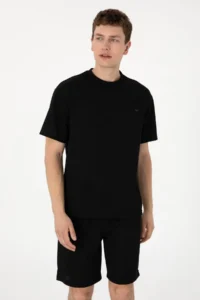 US Polo Assn. Men comfort Fit Crew Neck Black T-Shirt