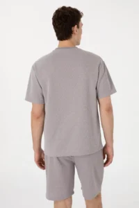 US Polo Assn. Men comfort Fit Crew Neck Dark Gray T-Shirt - Image 5