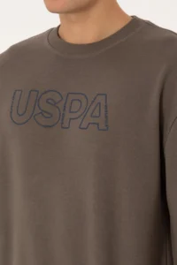 US Polo Assn. Men comfort Fit Crew Neck Mink Sweatshirt - Image 7