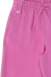 US Polo Assn. Girls' Fuchsia Loose Fit Modal Blend Canvas Pants - Image 6
