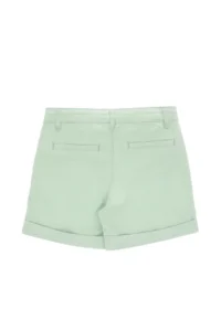 US Polo Assn. Girls' Aqua Green with pocket Weaving Shorts - Image 4
