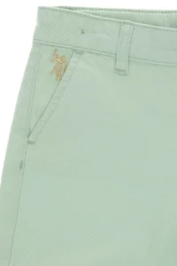 US Polo Assn. Girls' Aqua Green with pocket Weaving Shorts - Image 5