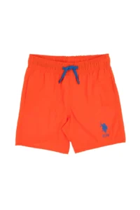 US Polo Assn. Boys' Pomegranate Swim Shorts