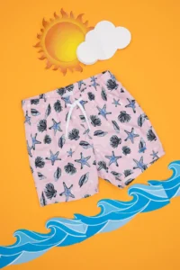 US Polo Assn. Boys' Light Pink Swim Shorts