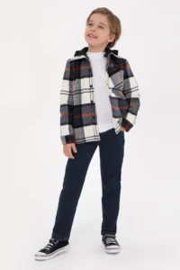 US Polo Assn. Boys' Light Navy Long Sleeve Shirt - Image 2