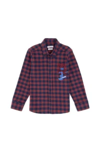 US Polo Assn. Boys' Red Long Sleeve Shirt
