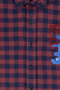 US Polo Assn. Boys' Red Long Sleeve Shirt - Image 3