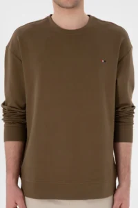 US Polo Assn. Men comfort Fit Crew Neck Khaki Thin Sweatshirt - Image 6