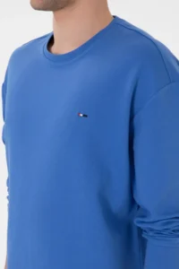 US Polo Assn. Men comfort Fit Crew Neck Indigo Thin Sweatshirt - Image 7